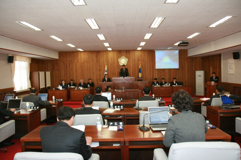 제109회 상주시의회 임시회 개회