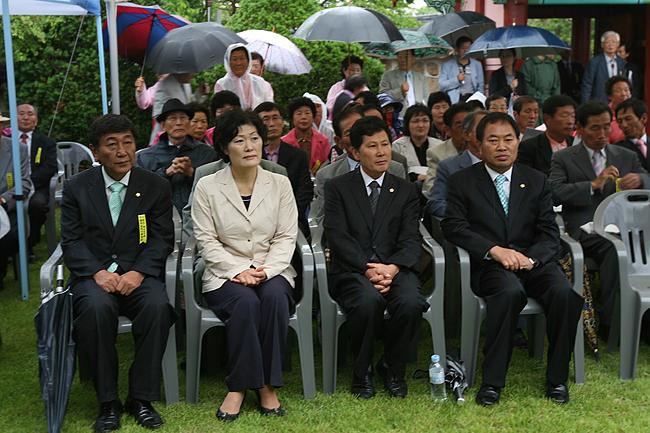 정기룡장군 탄신 449회 기념문화제 참석
