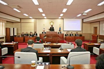 제142회 상주시의회 임시회 개회 