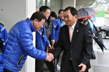 제21회 경북도민생활체육대회 참가선수단 출발 격려