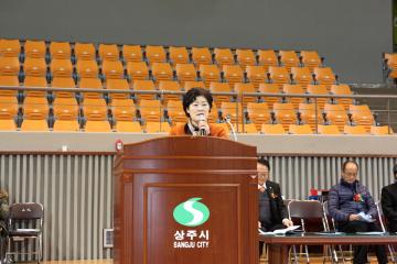국민생활체육 경북 연합회장배 탁구대회 개막식 참석