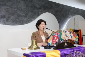 중앙라이온스 회장 이·취임식 참석