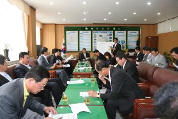 상주시의회,  집행부와 간담회 개최