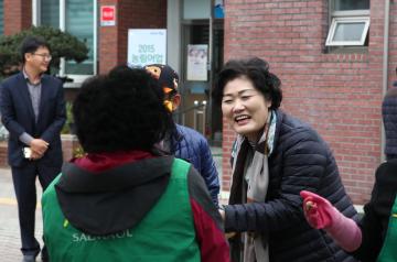 계림동, 꿈마을작업장 김장담기 행사 참석