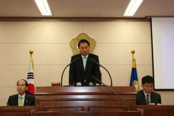 제137회 상주시의회 임시회 폐회