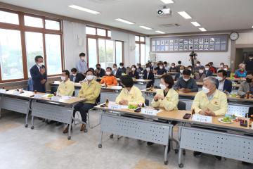 경북도 예산결산특별위원회 모서면 방문