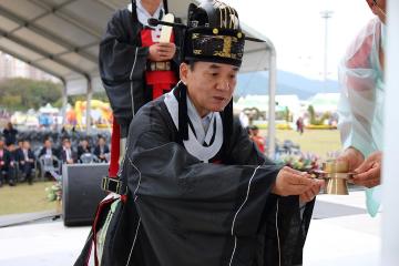 제20회 으뜸농산물품평회 시상 및 추수감사제 참석