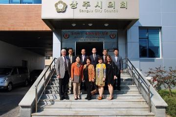 국제자매도시 미국 데이비스시 축하사절단 접견
