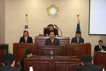 2011년 예산안 제출에 즈음한 성백영 상주시장 시정연설