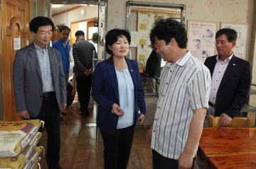 사회복지시설 방문 격려