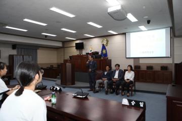 중국 의춘시 학생교류단 방문